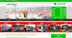 Desktop Screenshot of euro-mobilnedomy.sk